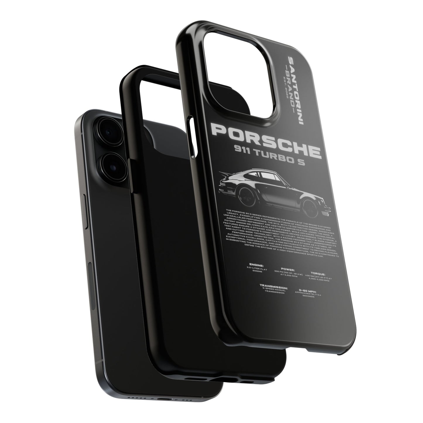 "911 Turbo" Black Case
