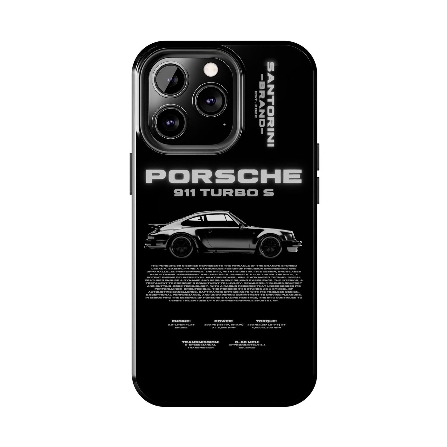 "911 Turbo" Black Case