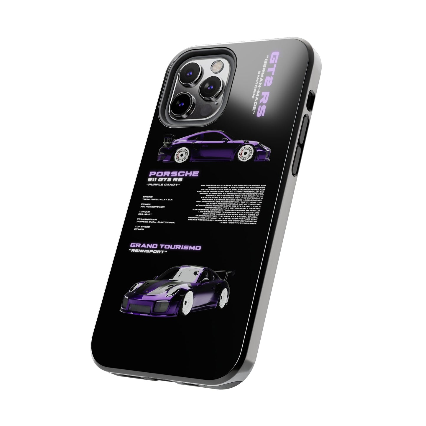 "Porsche 911" Black Case