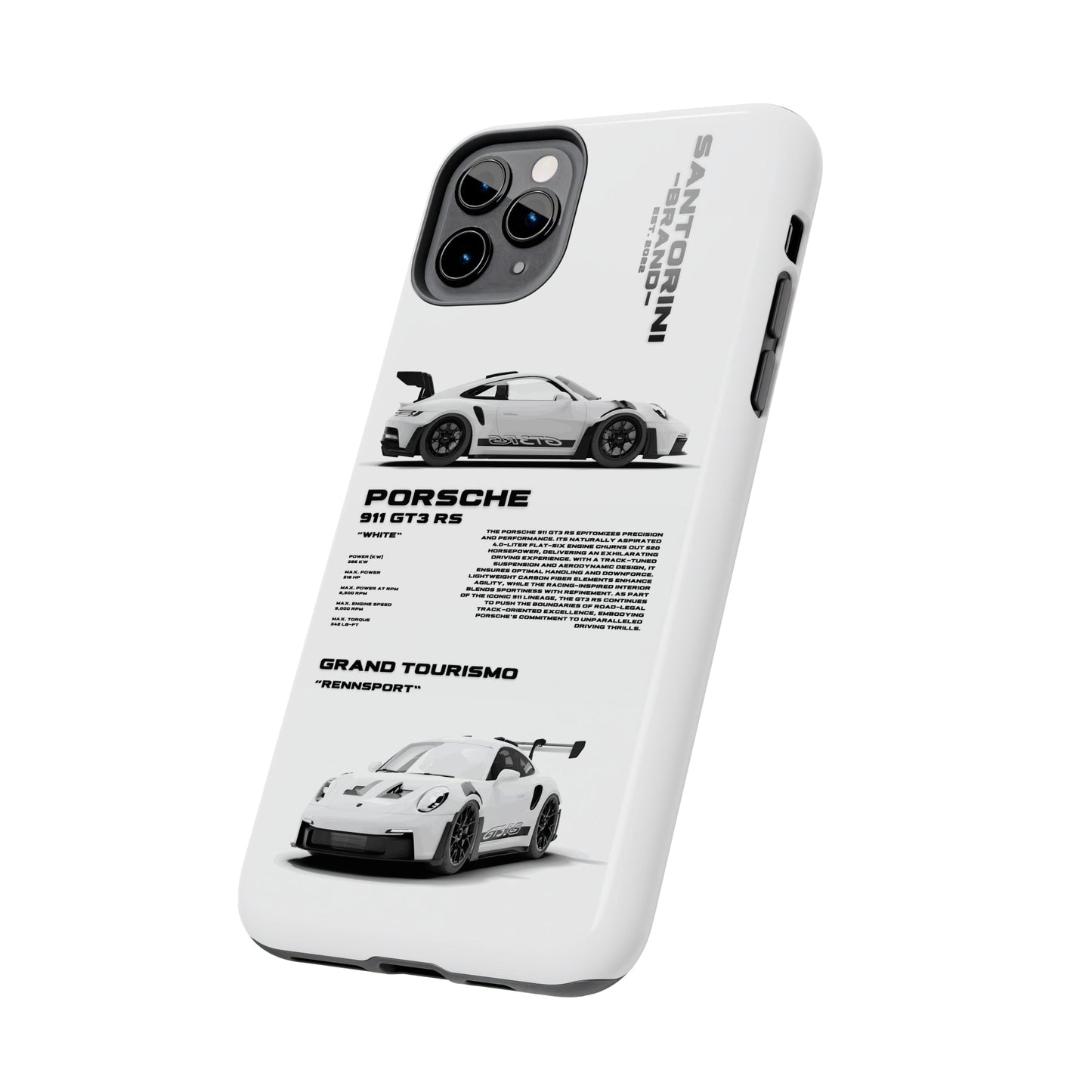 "GT3 RS" White Case