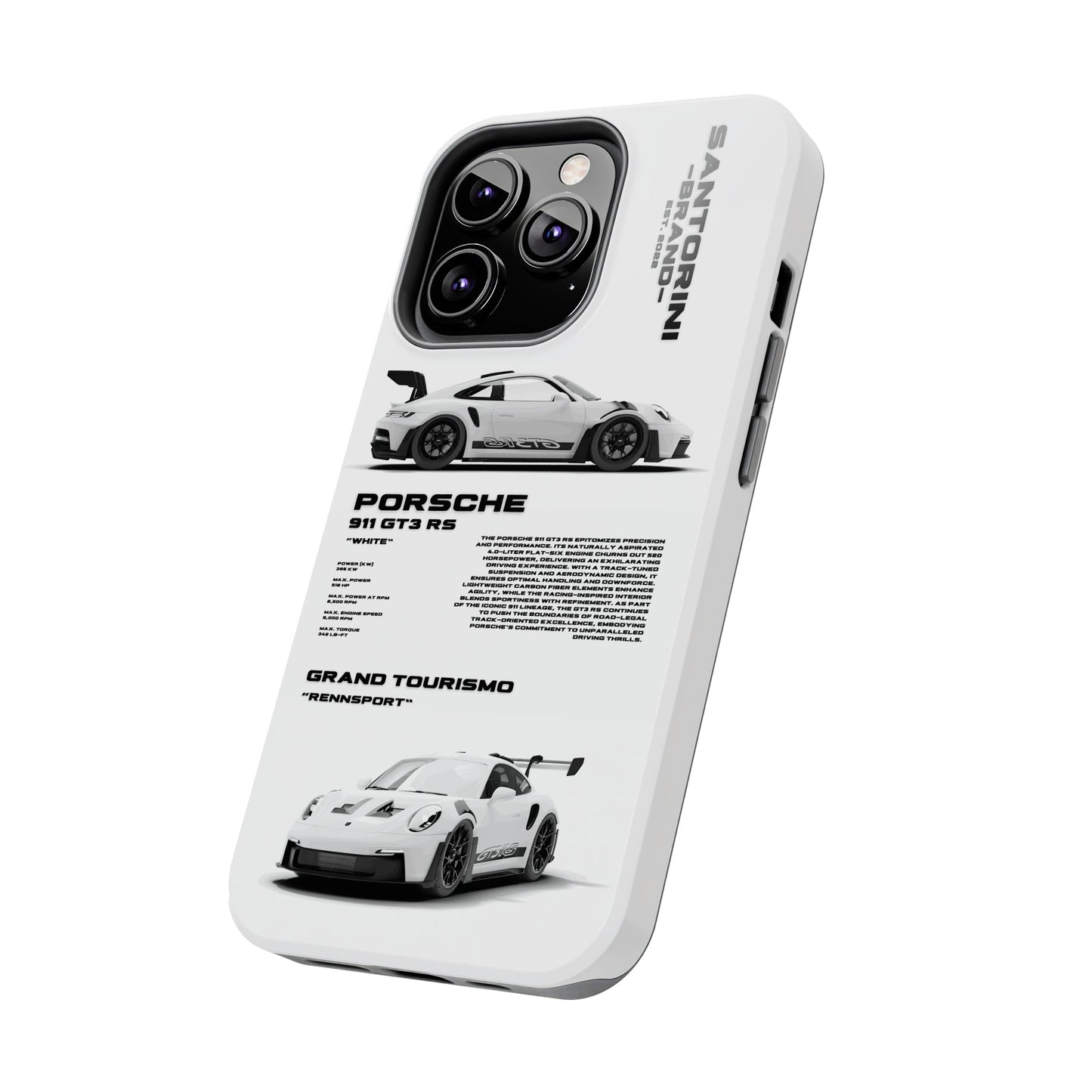 "GT3 RS" White Case