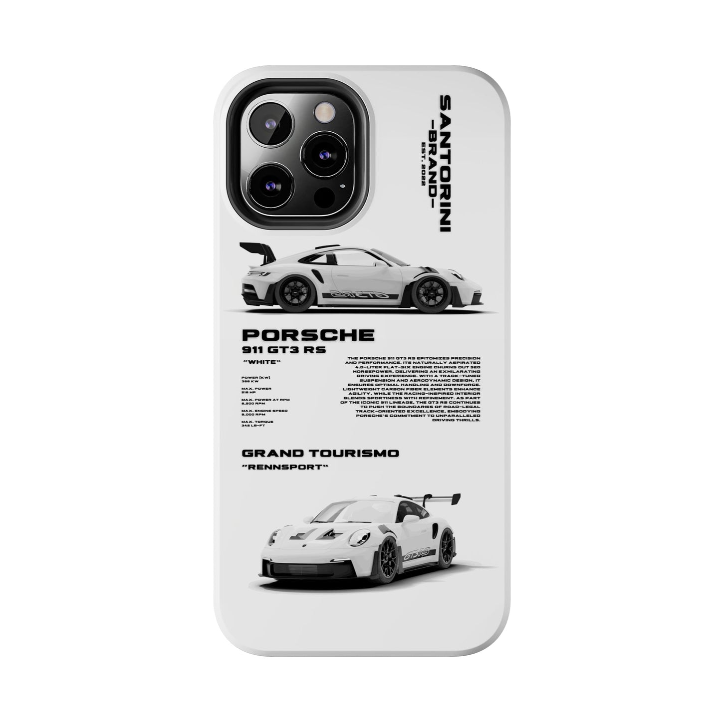 "GT3 RS" White Case